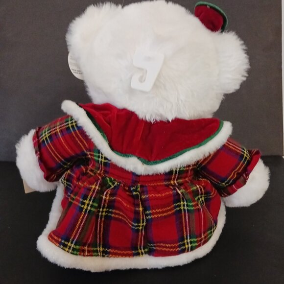 Vintage 2008 Dan Dee Snowflake Teddy 19" Teddy Bear Girl Plush Christmas Dress - Picture 7 of 11